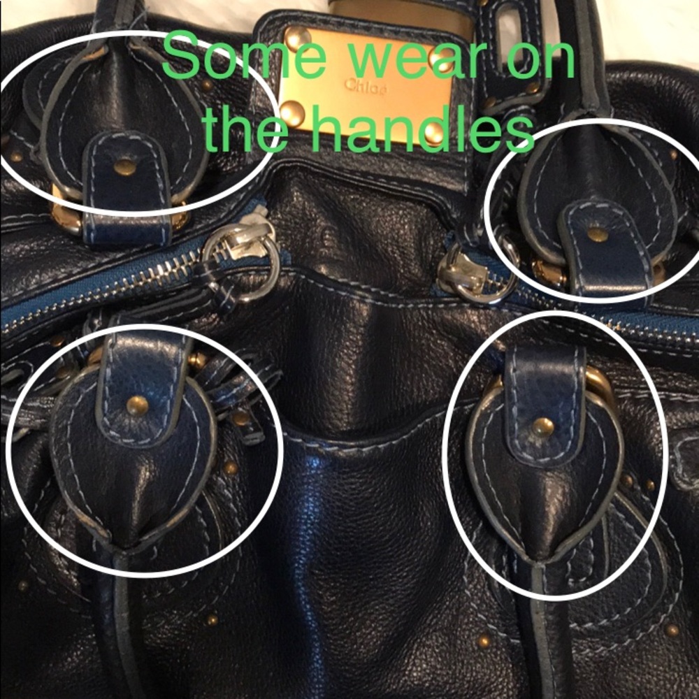 Chloe Paddington Navy blue bag - Picture 8 of 8